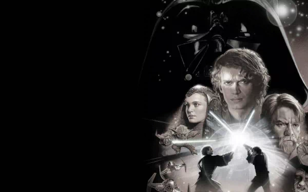 Padmé Amidala Mace Windu Obi-Wan Kenobi Yoda Anakin Skywalker Darth Vader movie Star Wars Episode III: Revenge Of The Sith HD Desktop Wallpaper | Background Image