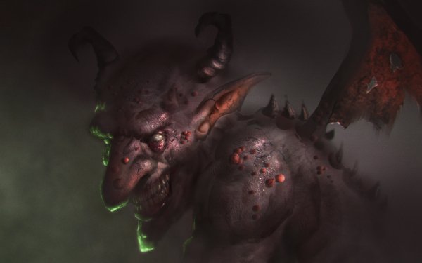 Dark Demon Horns Creepy HD Wallpaper | Background Image