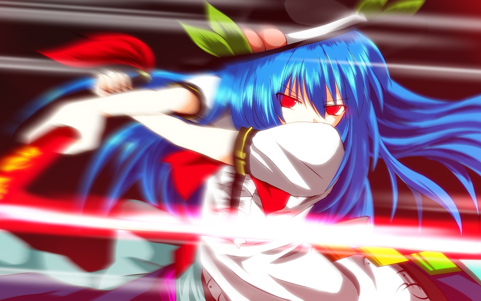Download Tenshi Hinanawi Anime Touhou HD Wallpaper
