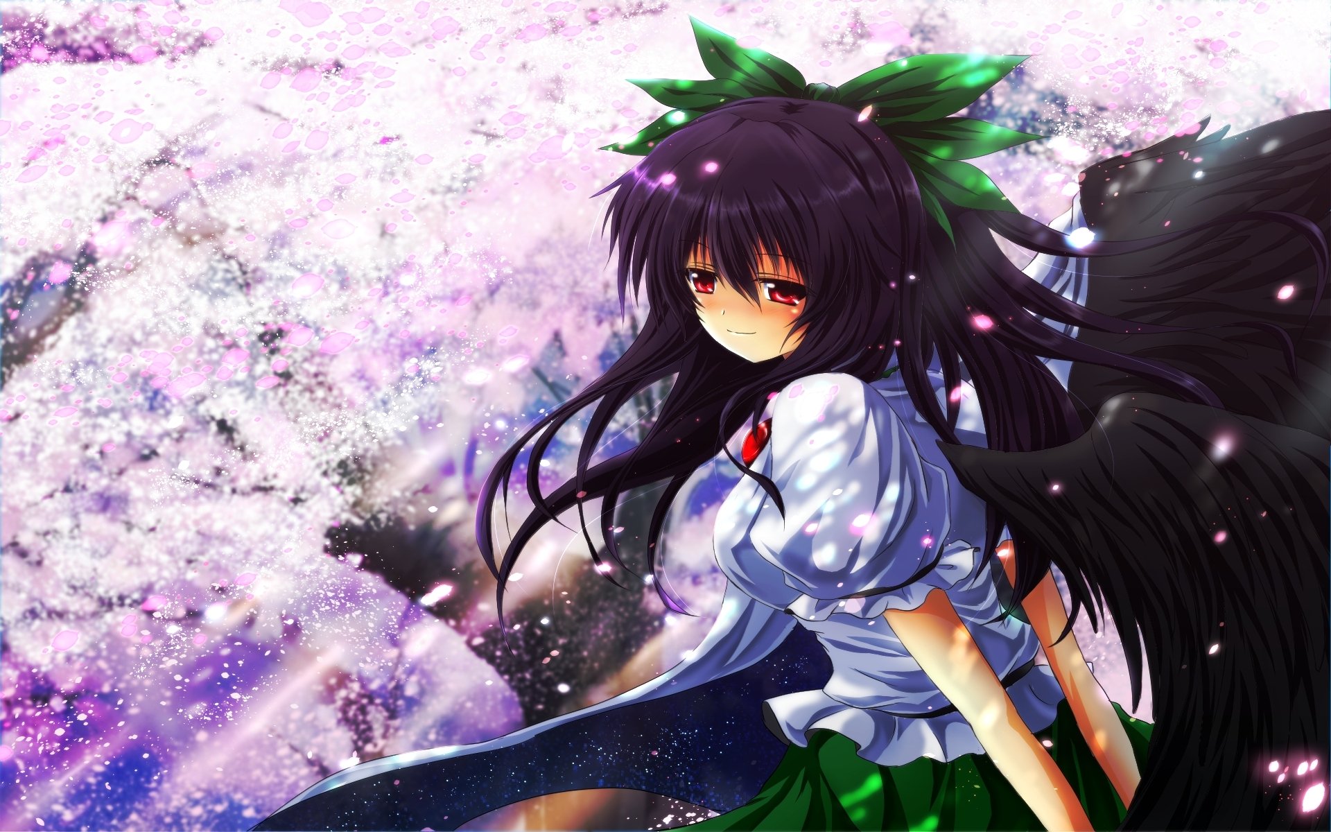 Download Utsuho Reiuji Anime Touhou HD Wallpaper