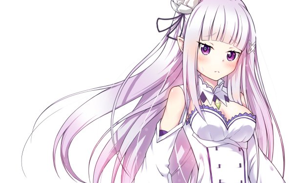 Anime Re:ZERO -Starting Life in Another World- Emilia HD Wallpaper | Background Image