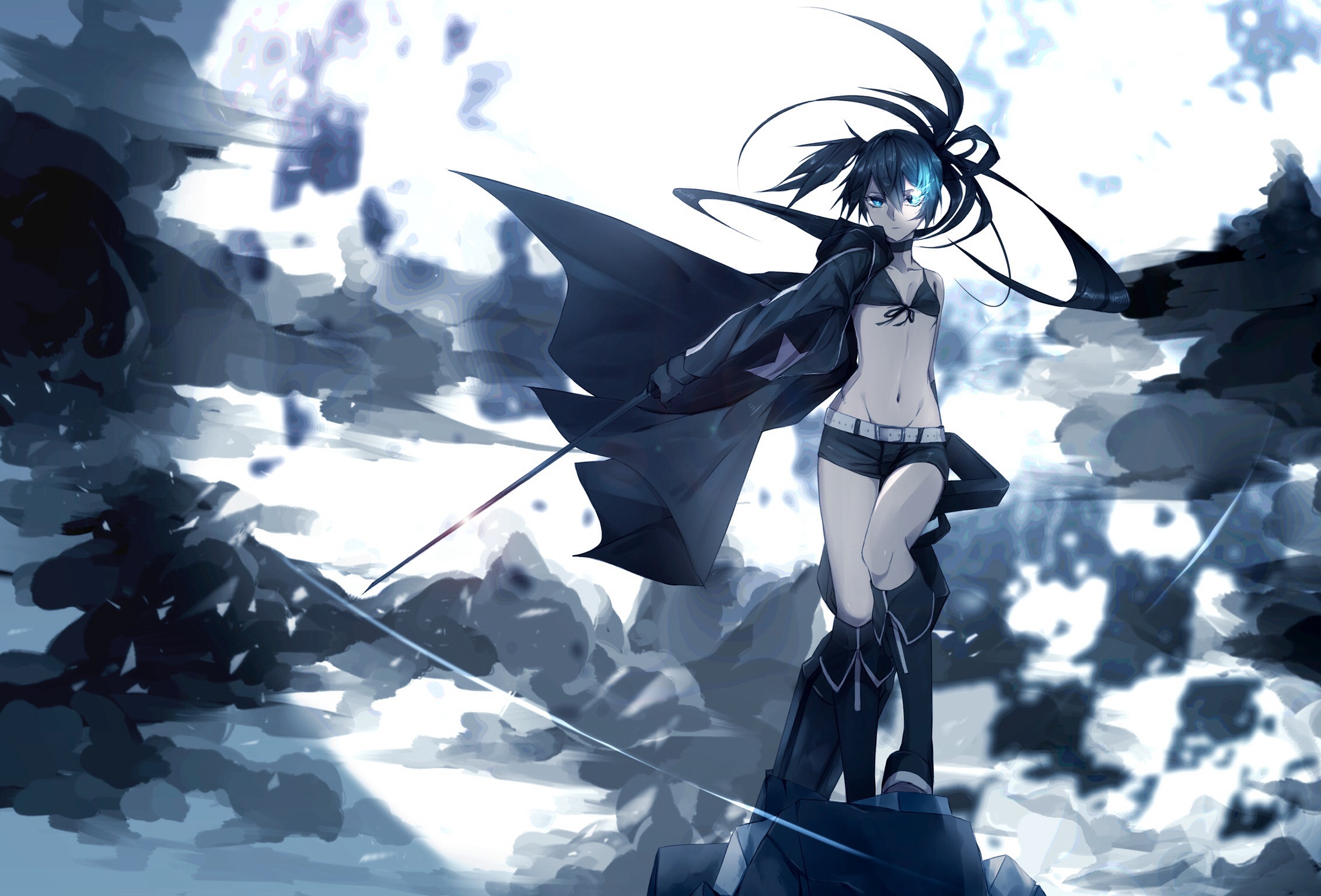 Download Anime Black Rock Shooter Hd Wallpaper