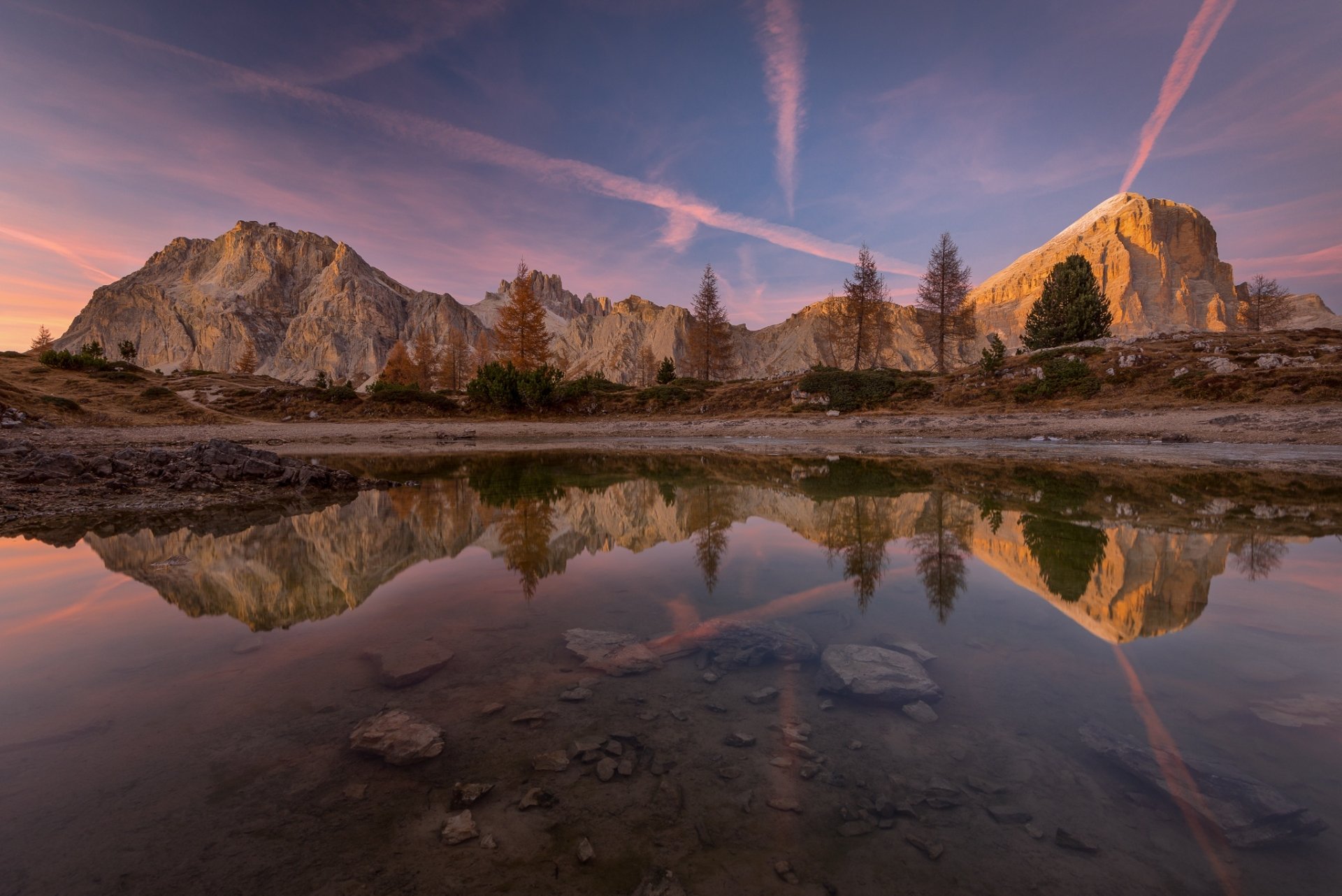 Majestic Mountain Lake Reflection – Stunning HD Nature Wallpaper ...