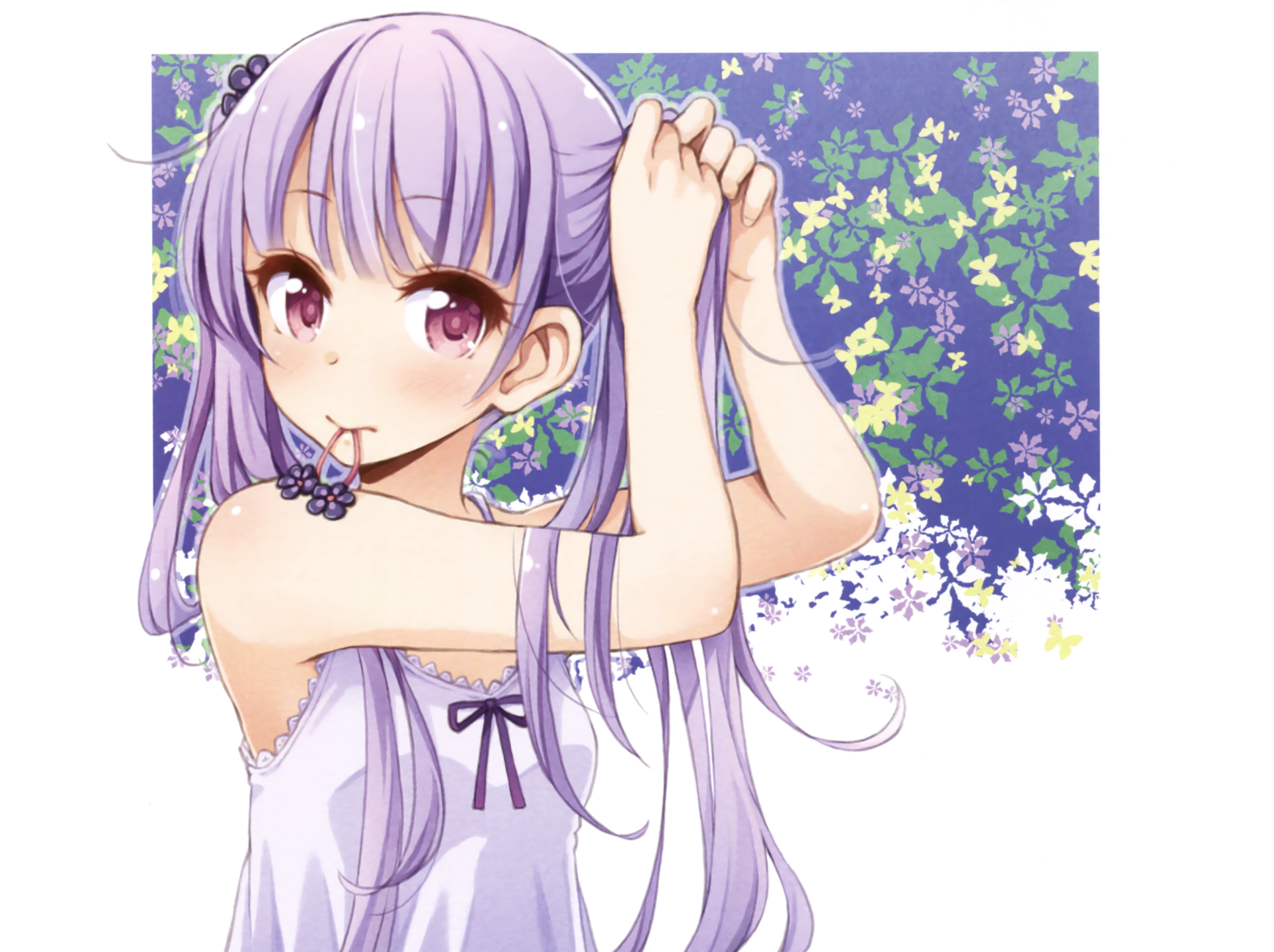 Download Aoba Suzukaze Anime New Game! HD Wallpaper by Tokunou Shoutarou