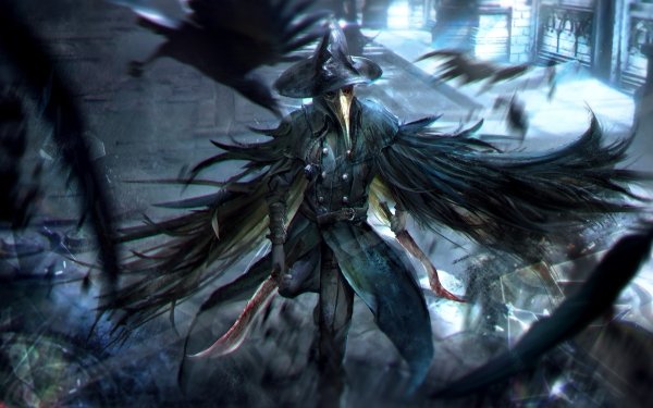 Video Game Bloodborne Crow Warrior Dagger HD Wallpaper | Background Image