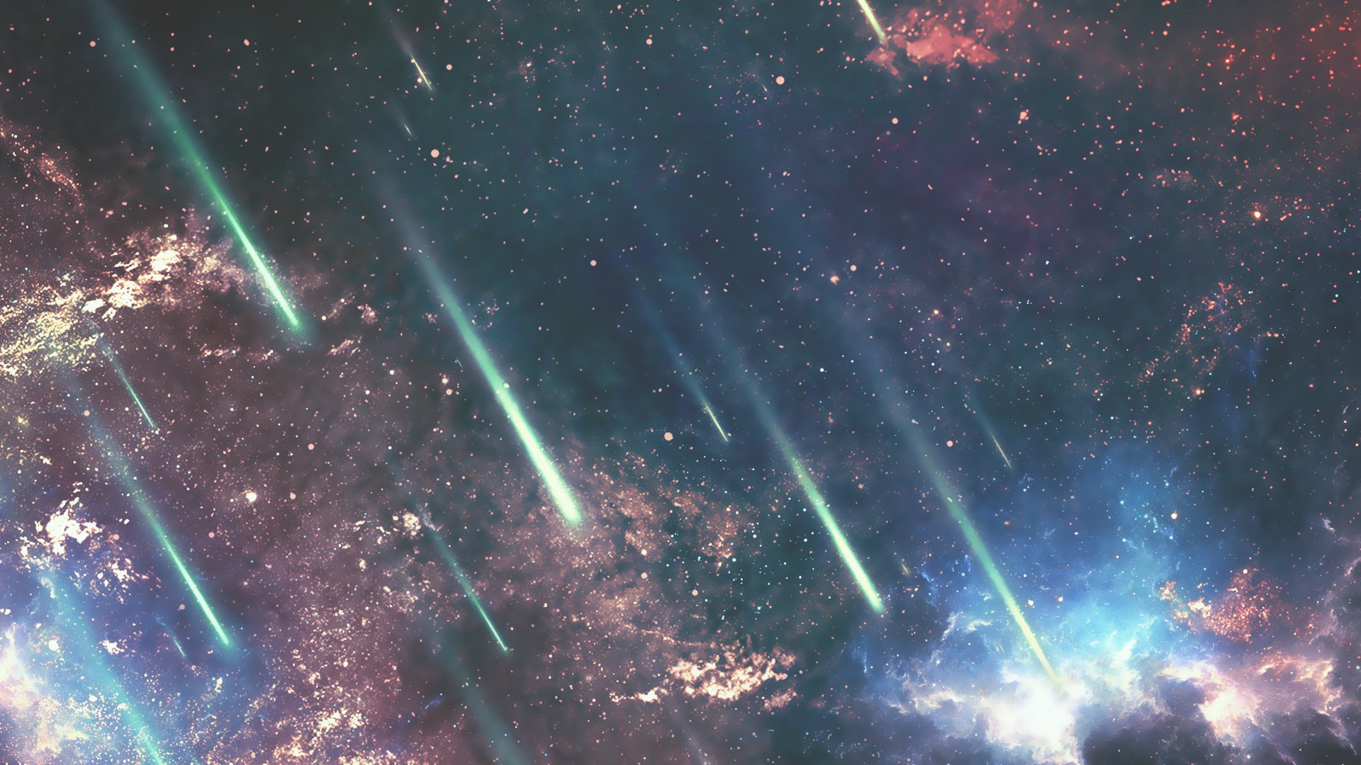 4K Ultra HD Sci-Fi Meteor Shower in Deep Space | 3840x2160 | Wallpaper ...