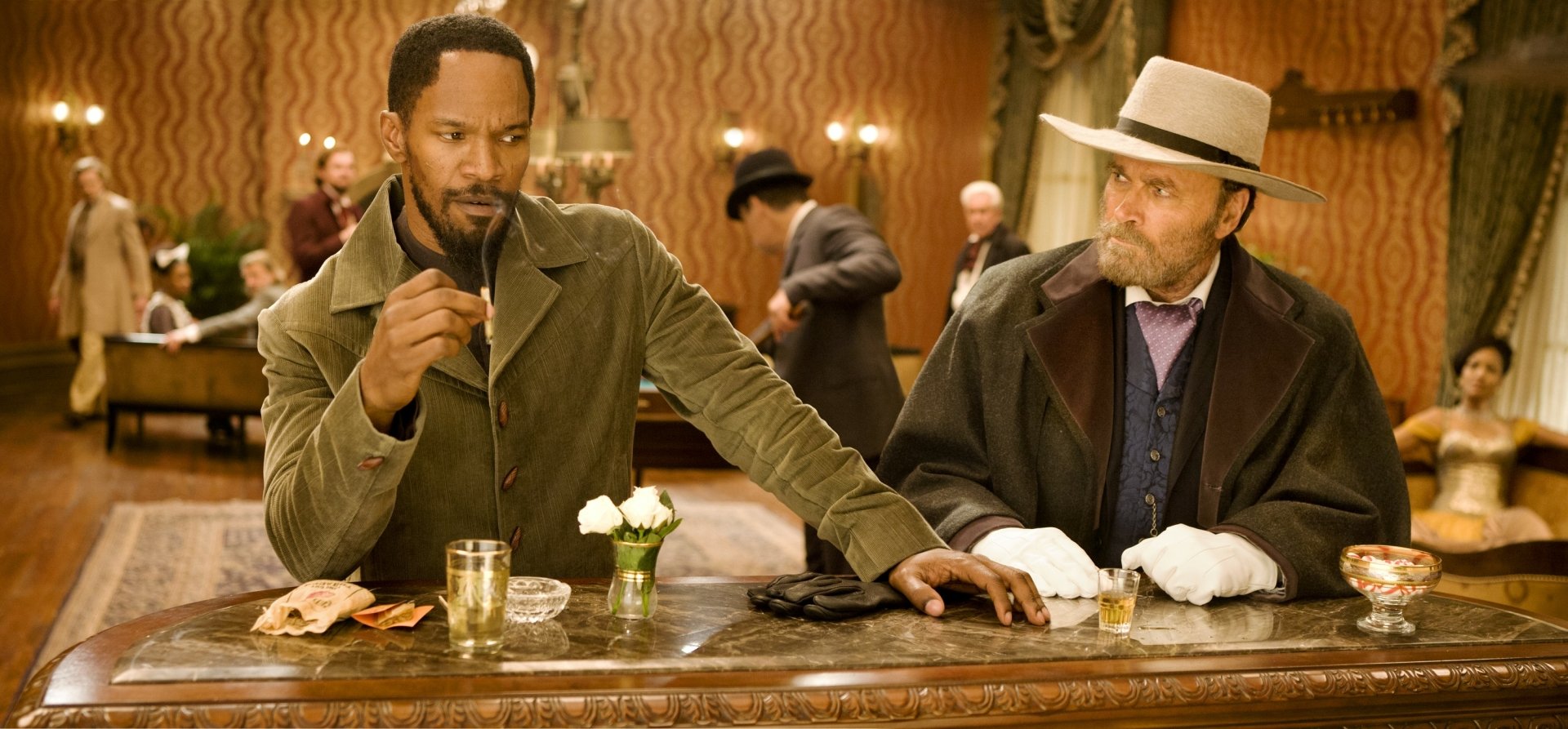 Download Franco Nero Jamie Foxx Movie Django Unchained HD Wallpaper