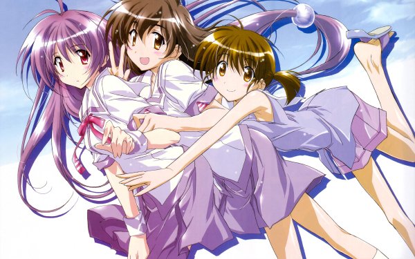 Anime Iriya no Sora, UFO no Natsu Yuuko Asaba Kana Iriya Akiho Sudou HD Wallpaper | Background Image