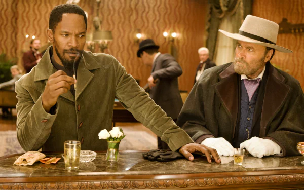 Franco Nero Jamie Foxx movie Django Unchained HD Desktop Wallpaper | Background Image