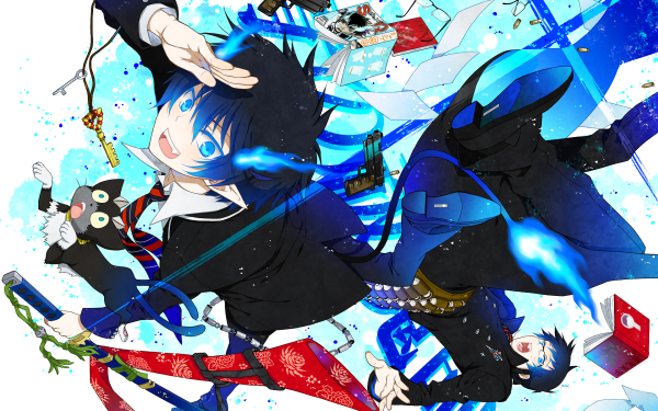 Anime Blue Exorcist Yukio Okumura Rin Okumura HD Wallpaper | Background Image
