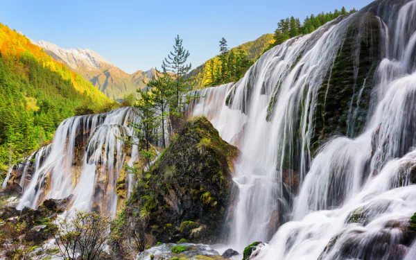 nature waterfall HD Desktop Wallpaper | Background Image