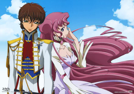 Suzaku Kururugi Anya Alstreim Anime Code Geass HD Desktop Wallpaper | Background Image