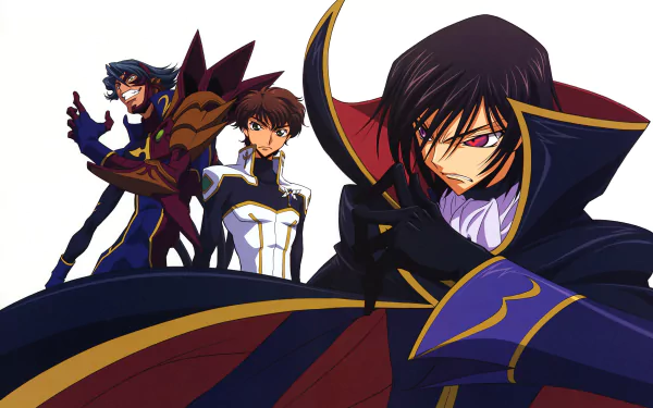 Jeremiah Gottwald Suzaku Kururugi Lelouch Lamperouge Anime Code Geass HD Desktop Wallpaper | Background Image