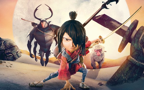 Movie Kubo And The Two Strings Kubo Monkey Beetle HD Wallpaper | Background Image