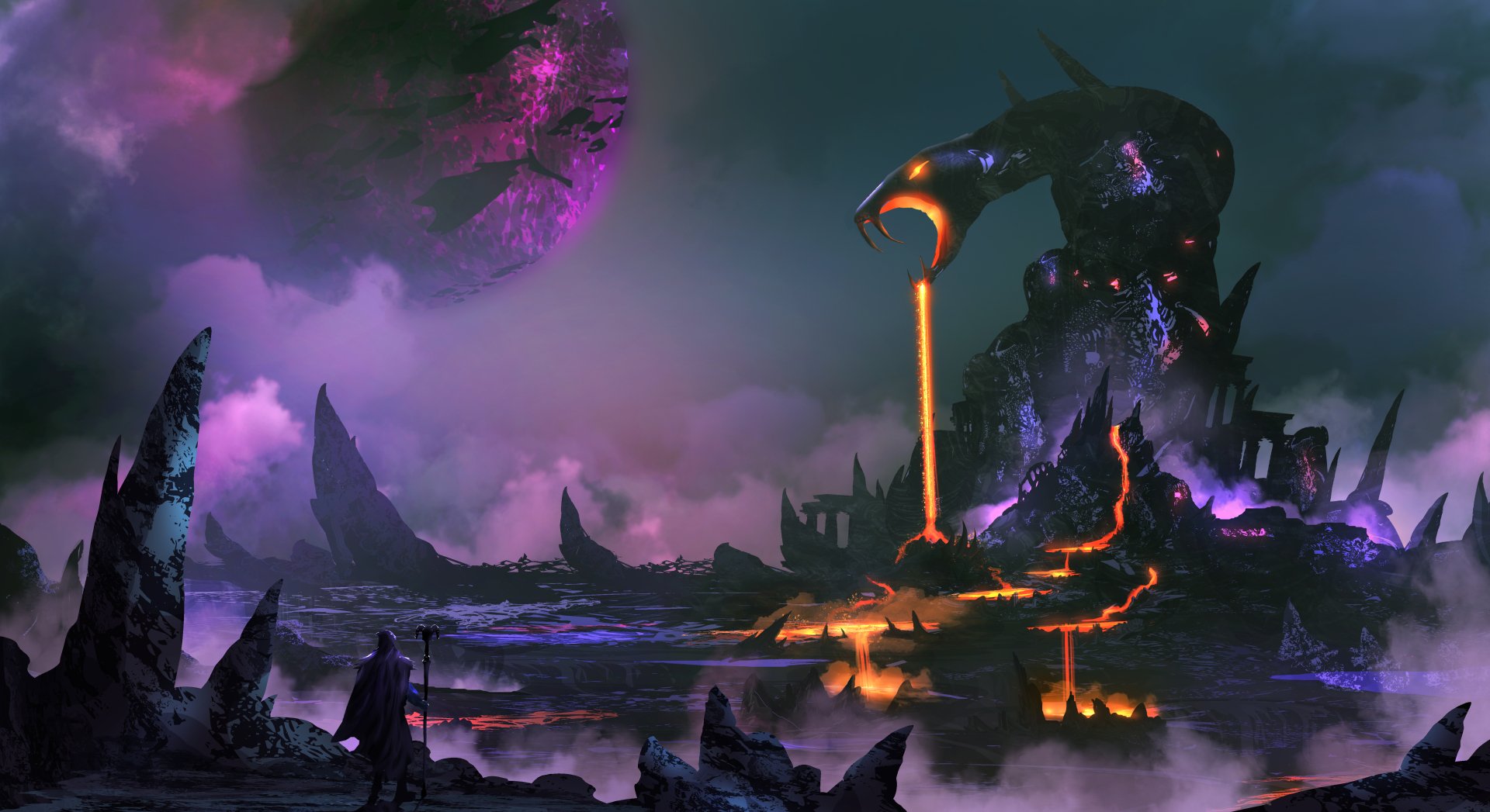 Download Fantasy Landscape Fantasy Landscape 4k Ultra HD Wallpaper ...