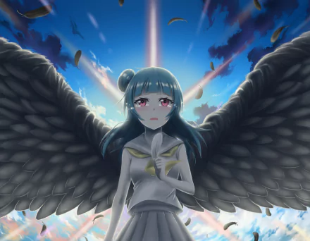 Yoshiko Tsushima Anime Love Live! Sunshine!! HD Desktop Wallpaper | Background Image