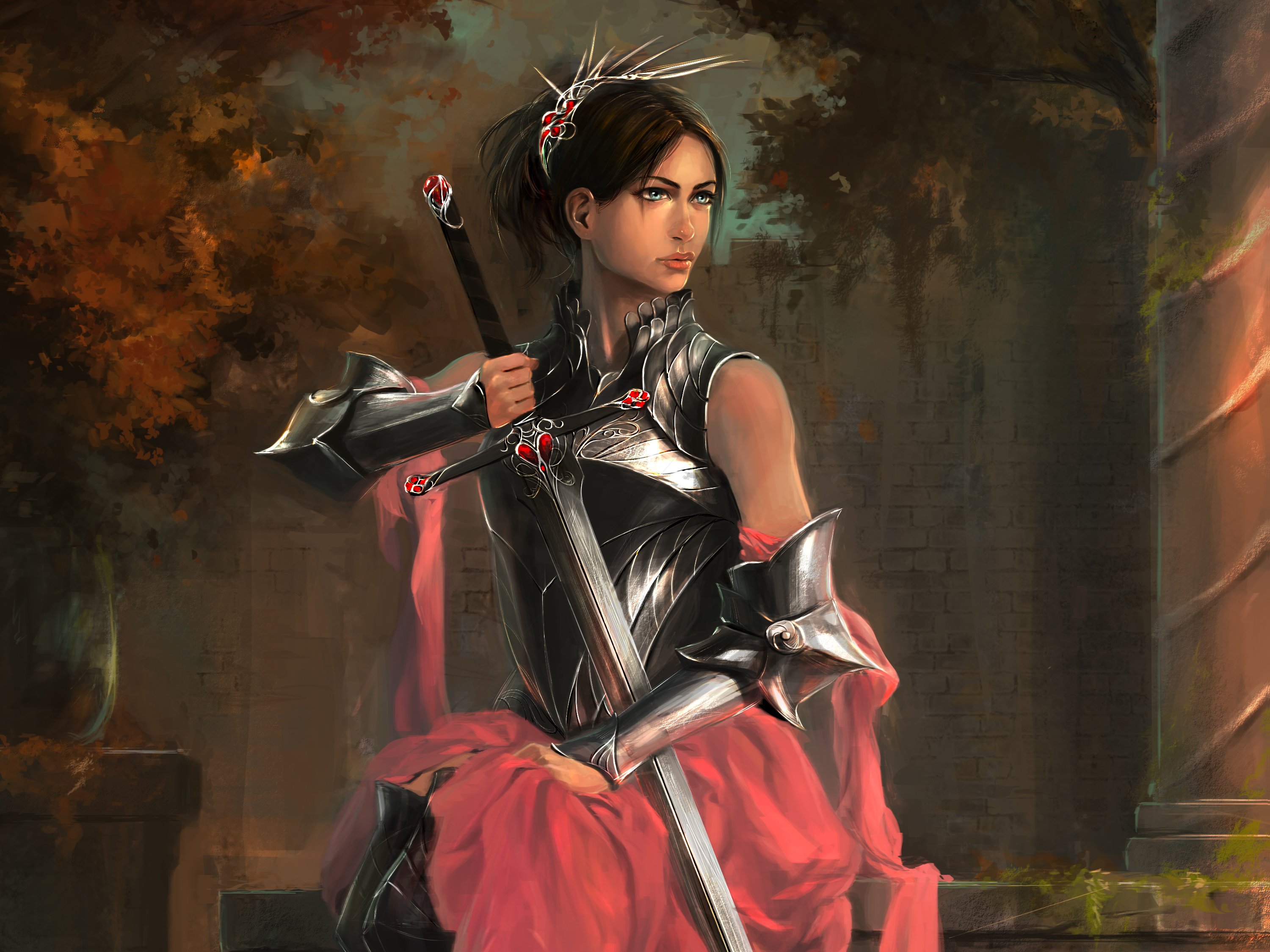 Women Warrior Full HD Wallpaper and Background Image 