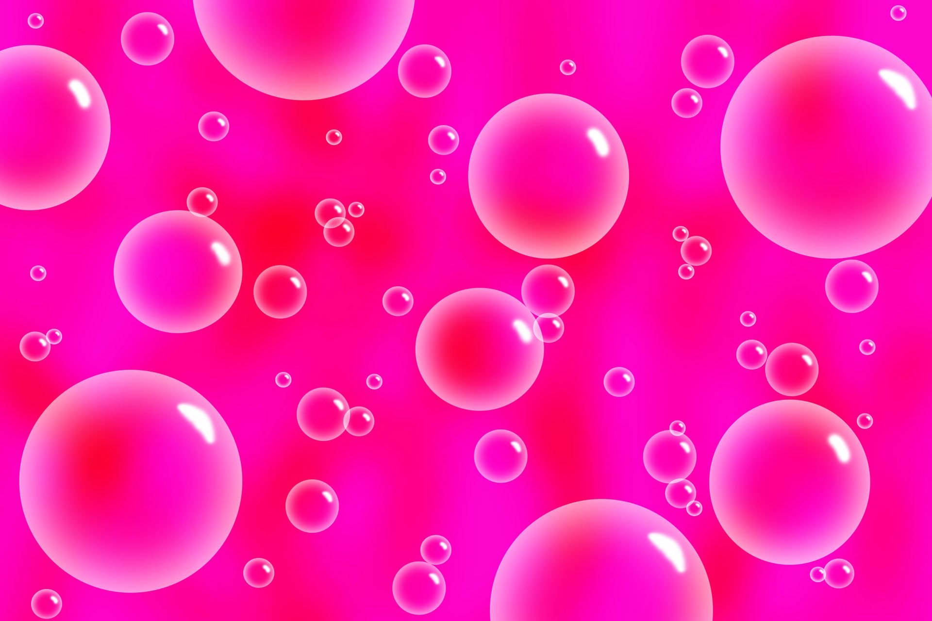 Cool Pink Bubbles