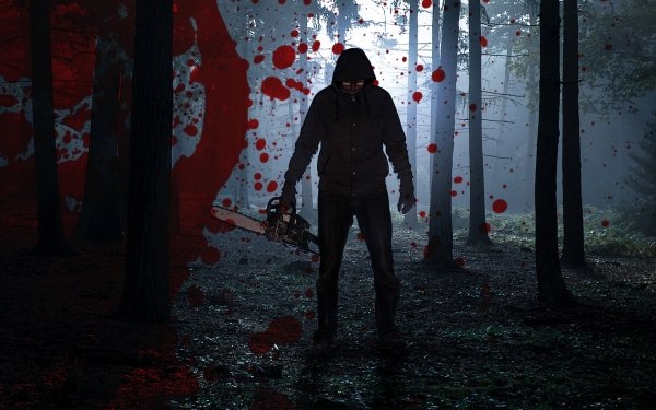 Dark Blood Chainsaw HD Wallpaper | Background Image