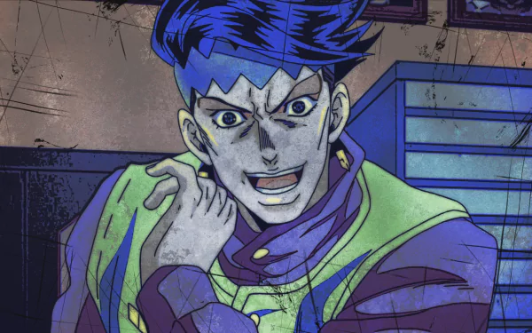 Rohan Kishibe Anime Jojo's Bizarre Adventure HD Desktop Wallpaper | Background Image