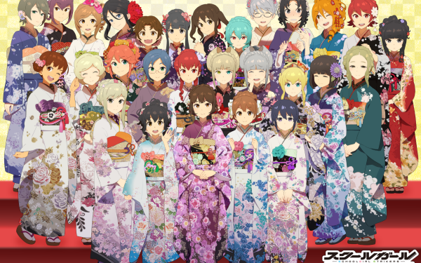 Anime Schoolgirl Strikers: Animation Channel HD Wallpaper | Background Image