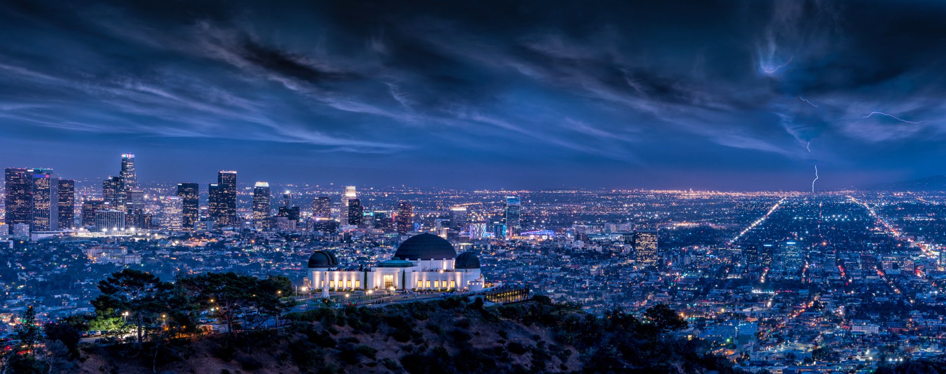 Los Ángeles Fondo de pantalla HD | Fondo de Escritorio | 2727x1080 | ID