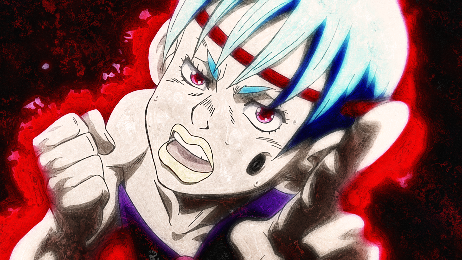 Download Ken Oyanagi Anime Jojo's Bizarre Adventure HD Wallpaper by Terumi Nishii