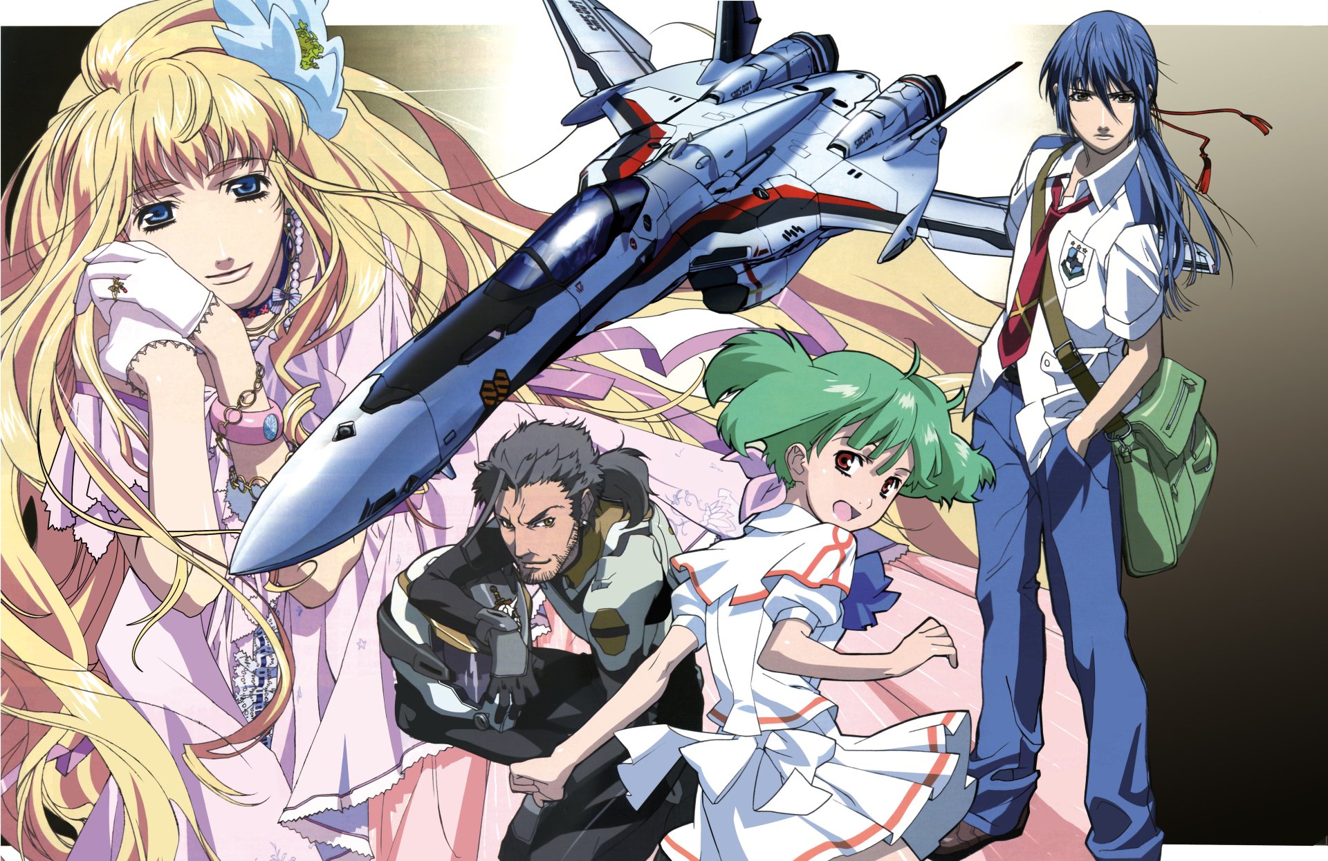 Download Alto Saotome Ranka Lee Ozma Lee Sheryl Nome Macross Frontier Anime Macross 4k Ultra HD Wallpaper