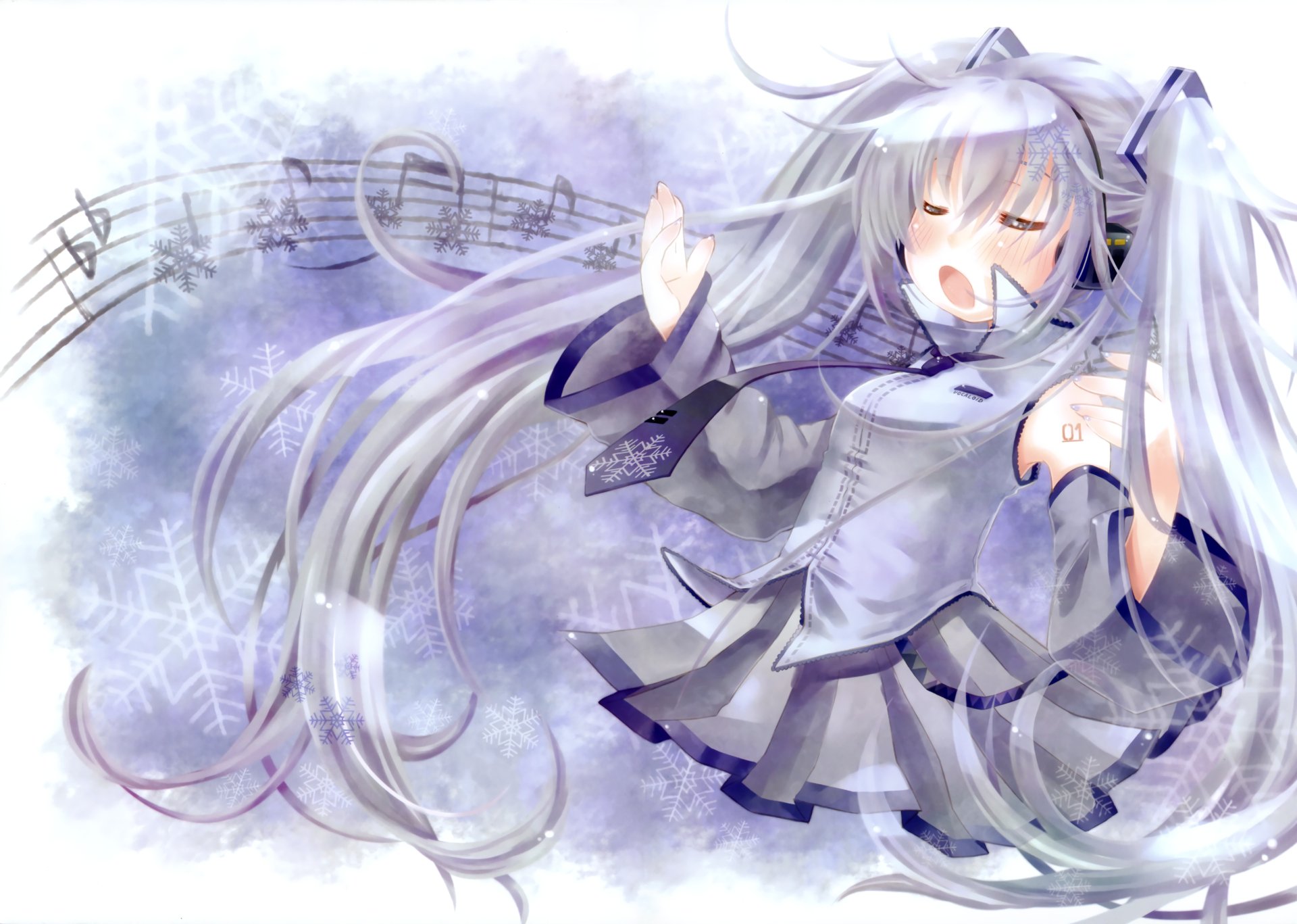 Download Yuki Miku Hatsune Miku Anime Vocaloid 4k Ultra HD Wallpaper