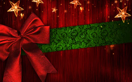  Red Christmas Bow