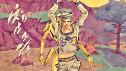 Soft & Wet (Jojo's Bizarre Adventure) Josuke Higashikata Anime Jojo's Bizarre Adventure HD Desktop Wallpaper | Background Image