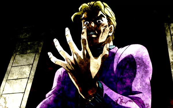 Jojo's Bizarre Adventure: Diamond Is Unbreakable blonde Yoshikage Kira Anime Jojo's Bizarre Adventure HD Desktop Wallpaper | Background Image