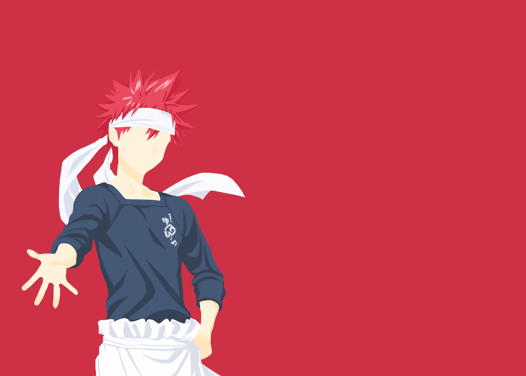 Food Wars wallpaper, Shokugeki no Soma, Minimalist, Sōma Yukihira