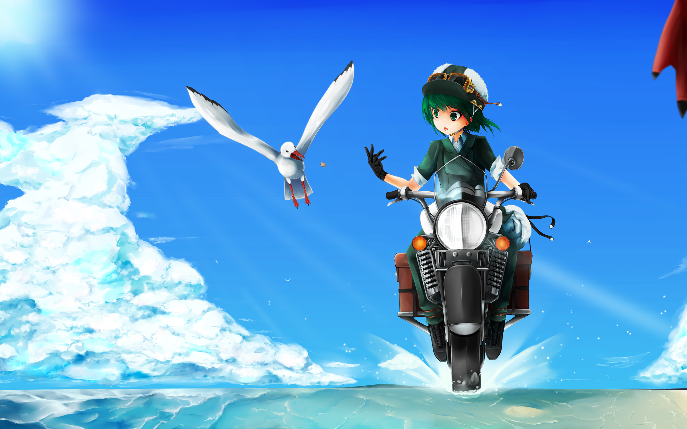 Kino no tabi, kino, hermes, shizu, Anime, HD wallpaper