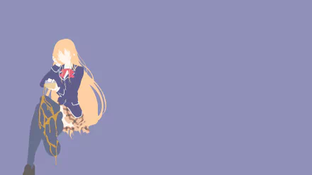 minimalist Erina Nakiri Anime Food Wars: Shokugeki no Soma minimalist anime HD Desktop Wallpaper | Background Image