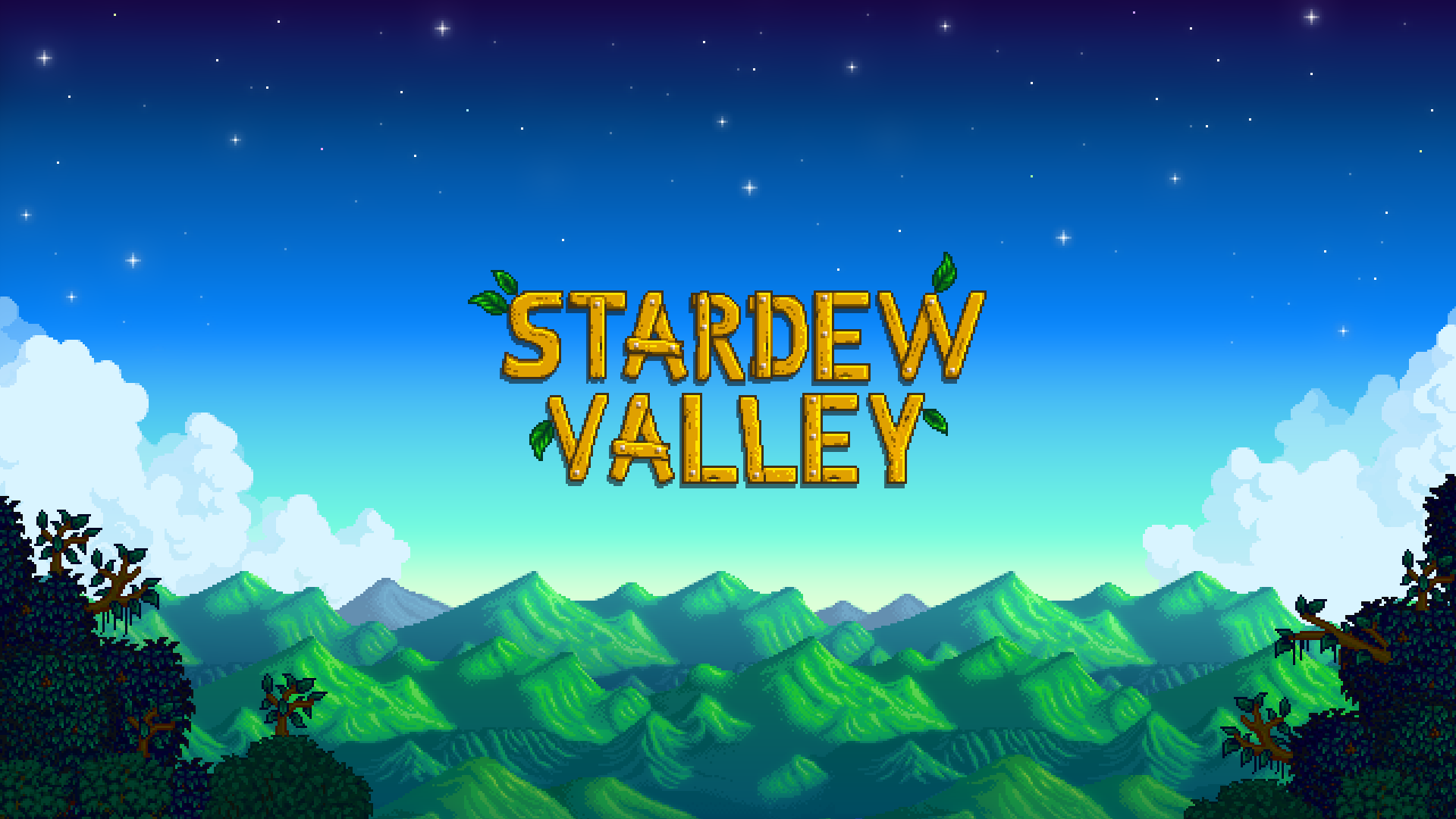 Stardew Valley Moon landscape pixel art 1080P wallpaper hdwallpaper  desktop  Stardew valley Valley landscape Pixel art