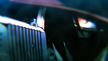 HD desktop wallpaper of Alucard from the anime Hellsing, featuring a dramatic close-up of Alucard's intense, glowing eye against a dark background.