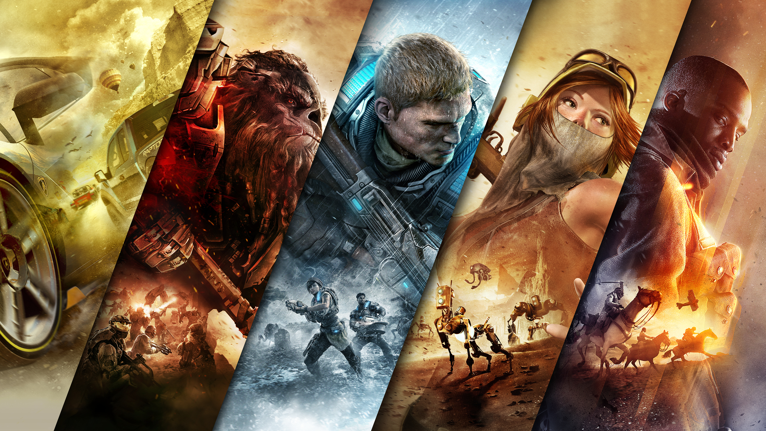 Video Game Collage HD Wallpaper