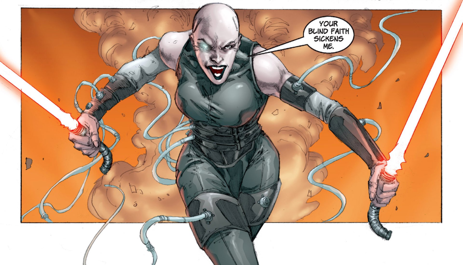 Download Asajj Ventress Comic Star Wars HD Wallpaper