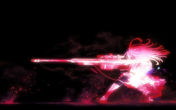 Anime Girl Gun HD Wallpaper | Background Image