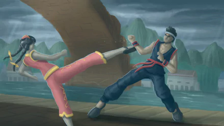 video game Virtua Fighter 2 HD Desktop Wallpaper | Background Image