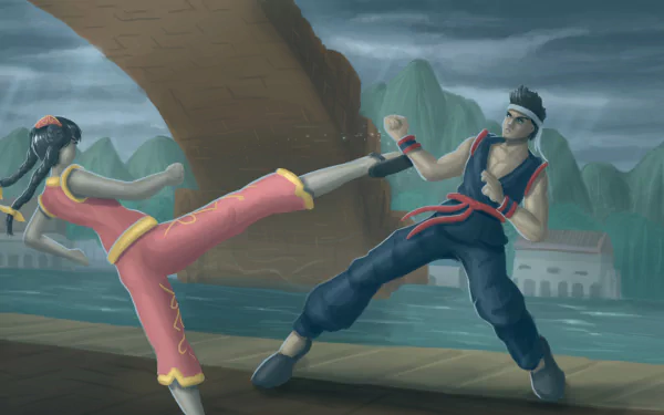 video game Virtua Fighter 2 HD Desktop Wallpaper | Background Image