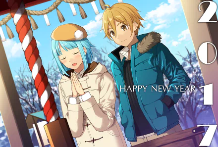 New Year 2017 video game Ensemble Stars! HD Desktop Wallpaper | Background Image