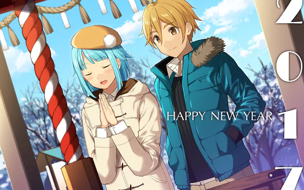 New Year 2017 video game Ensemble Stars! HD Desktop Wallpaper | Background Image