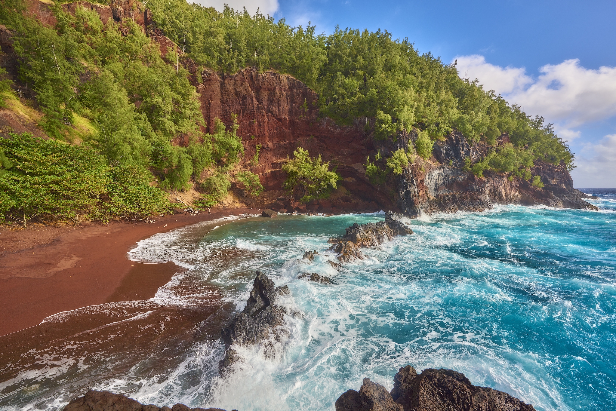 Coastline and Turquoise Sea by Andrew Shoemaker