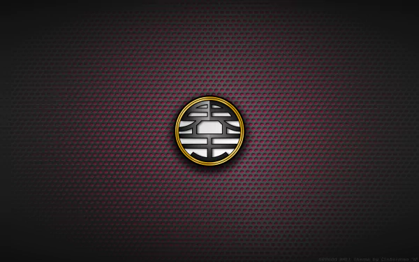 Anime-inspired Dragon Ball Z HD desktop wallpaper featuring a stylized logo against a textured black and red background. A vibrant choice for fans of the series.