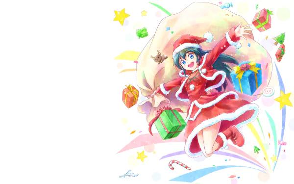 Anime Christmas anime christmas HD Desktop Wallpaper | Background Image