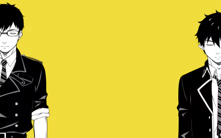 Yukio Okumura Rin Okumura Anime Blue Exorcist HD Desktop Wallpaper | Background Image
