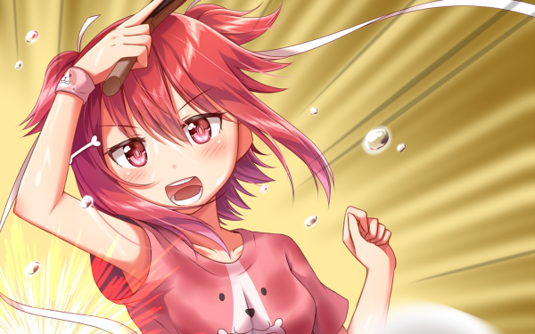 Anime Shakunetsu no Takkyuu Musume HD Wallpaper | Background Image