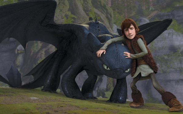 Movie How To Train Your Dragon How to Train Your Dragon Hiccup Toothless HD Wallpaper | Background Image